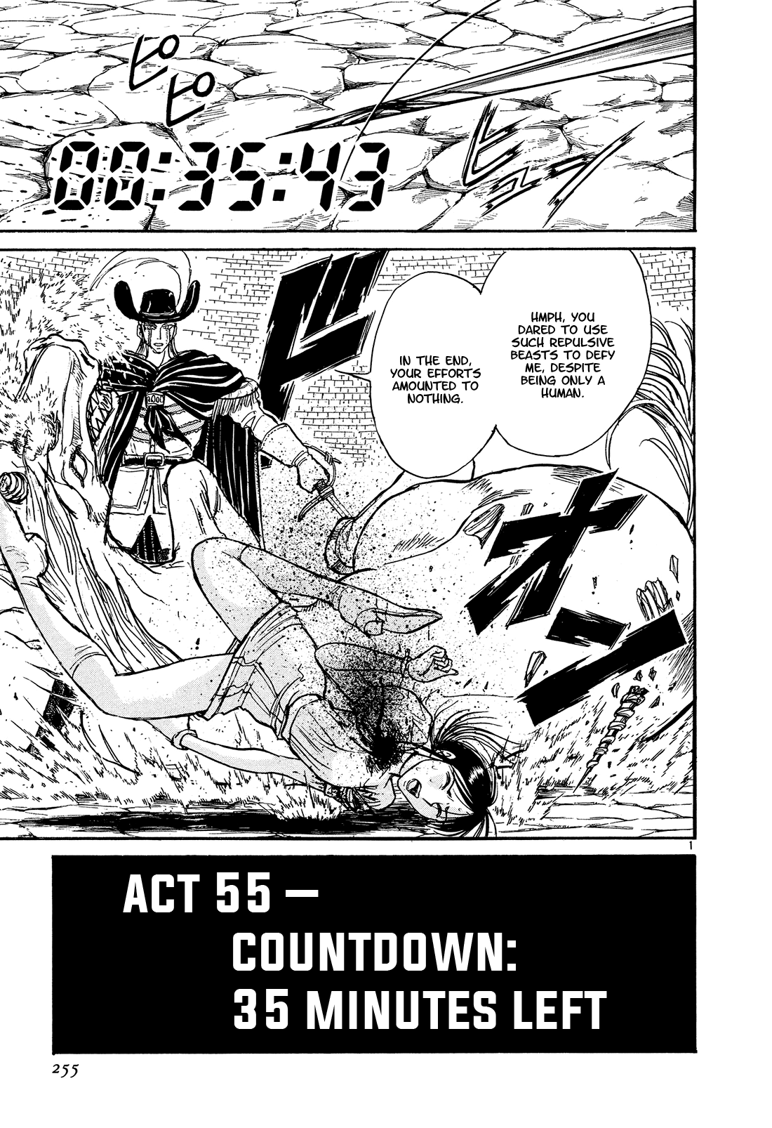 Karakuri Circus Chapter 388 page 1 - Chapter 388: Deus Ex Machina - Act 55 - Countdown: 35 Minutes Left