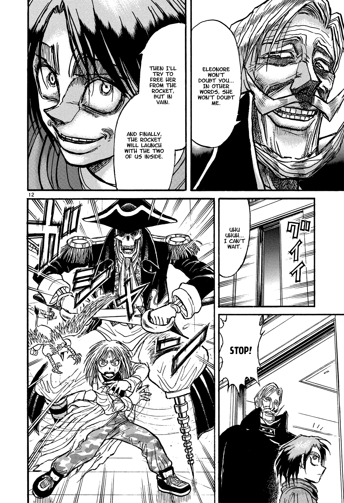Karakuri Circus Chapter 388 page 12 - Chapter 388: Deus Ex Machina - Act 55 - Countdown: 35 Minutes Left