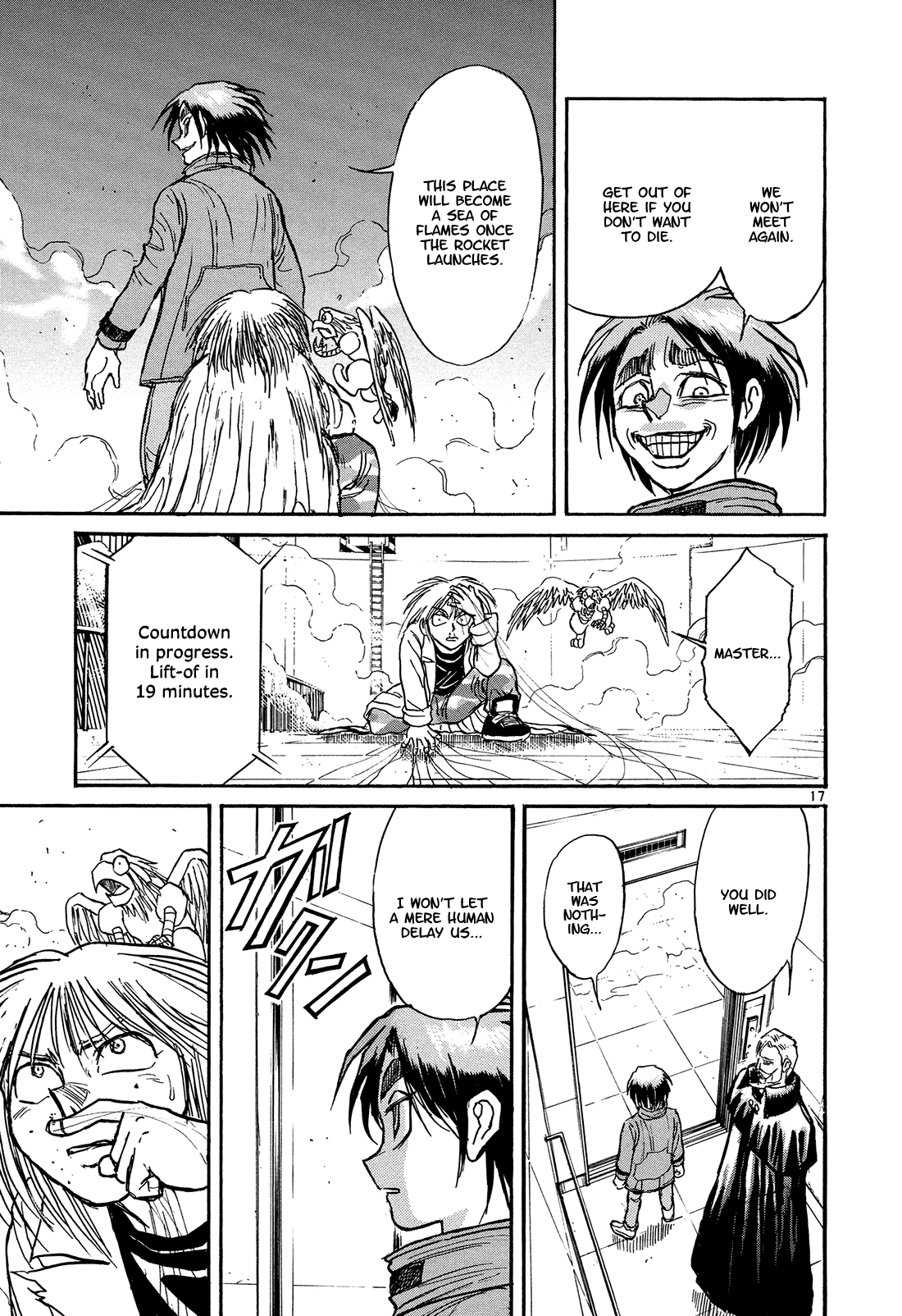 Karakuri Circus Chapter 388 page 17 - Chapter 388: Deus Ex Machina - Act 55 - Countdown: 35 Minutes Left