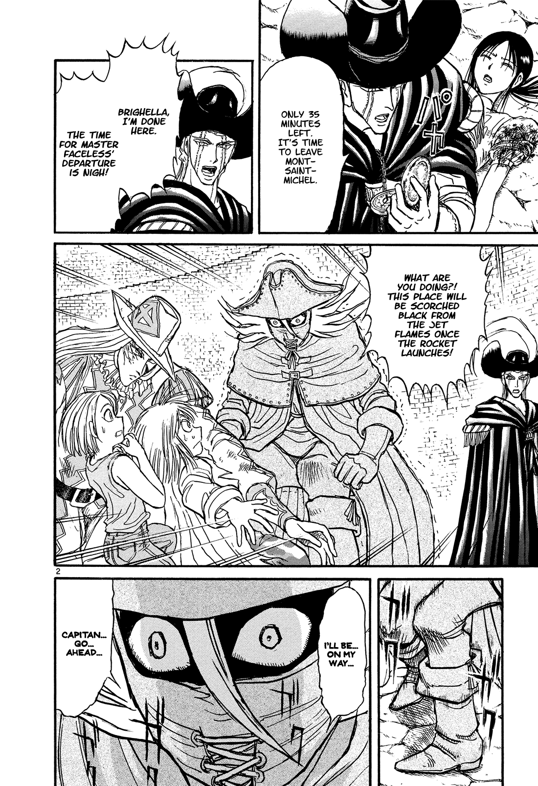 Karakuri Circus Chapter 388 page 2 - Chapter 388: Deus Ex Machina - Act 55 - Countdown: 35 Minutes Left