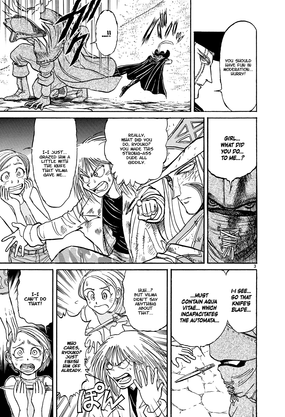Karakuri Circus Chapter 388 page 3 - Chapter 388: Deus Ex Machina - Act 55 - Countdown: 35 Minutes Left