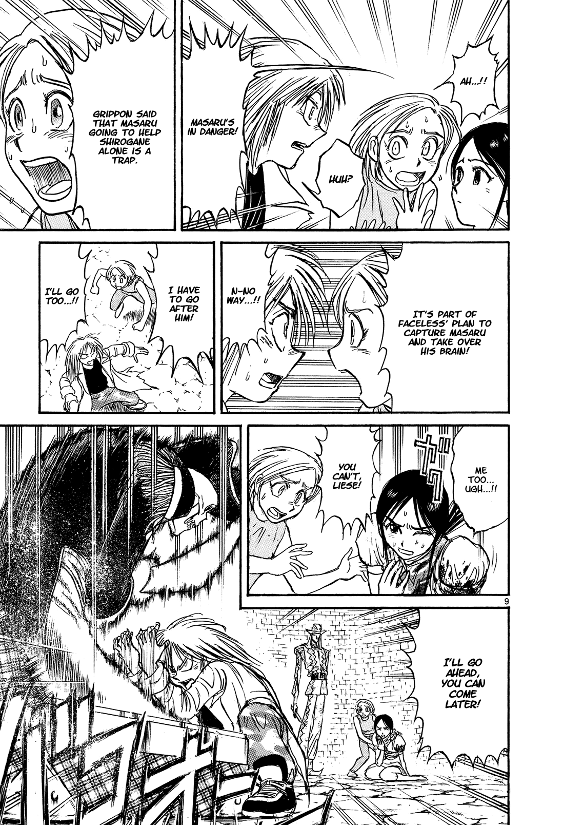 Karakuri Circus Chapter 388 page 9 - Chapter 388: Deus Ex Machina - Act 55 - Countdown: 35 Minutes Left