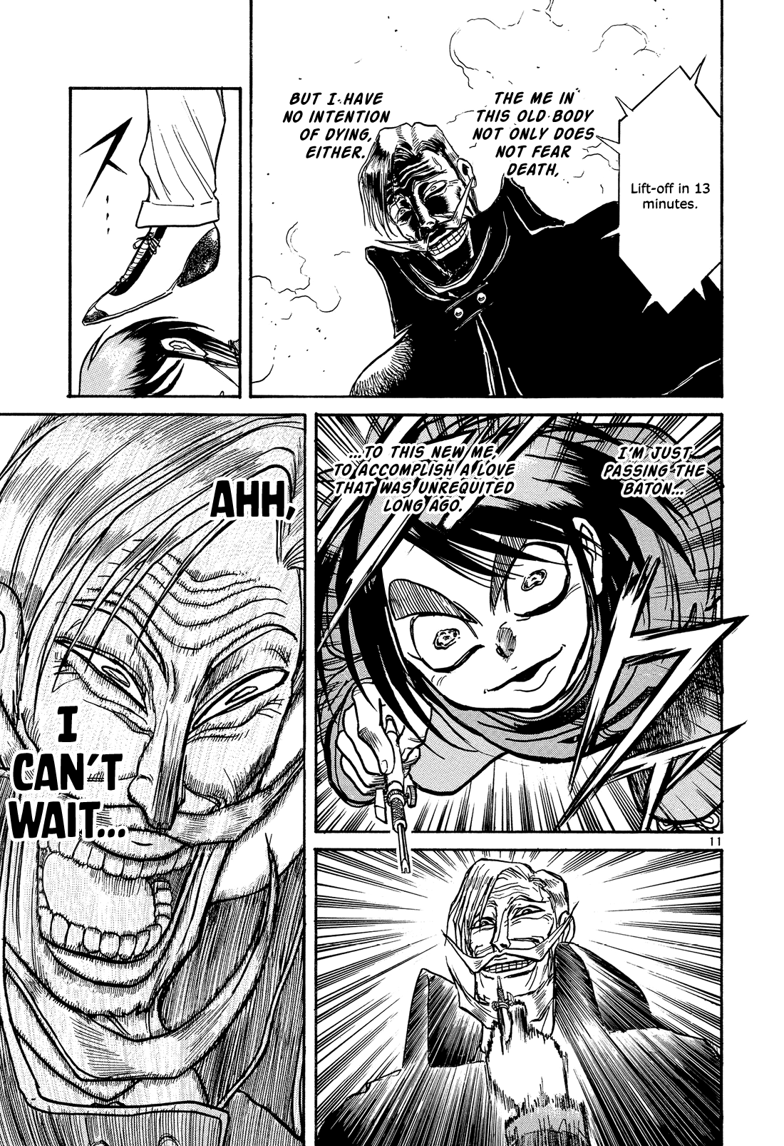 Karakuri Circus Chapter 389 page 11 - Chapter 389: Deus Ex Machina - Act 56 - Countdown: 18 Minutes Left
