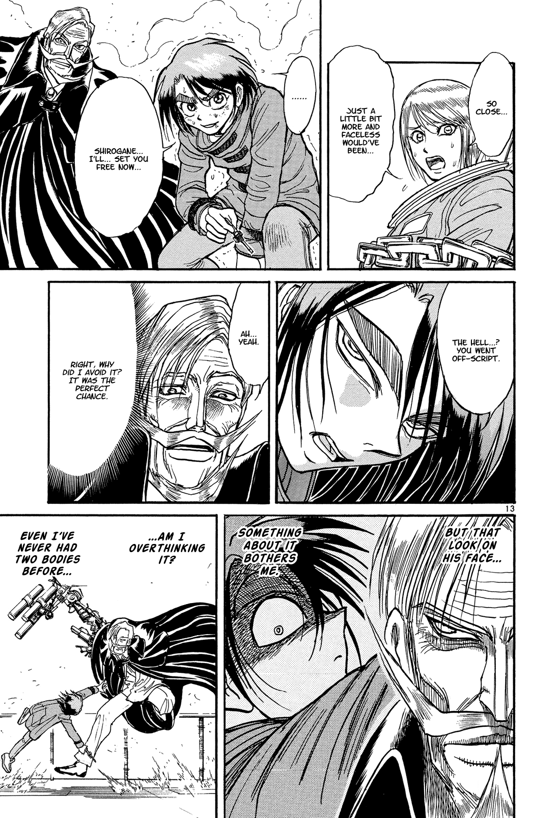 Karakuri Circus Chapter 389 page 13 - Chapter 389: Deus Ex Machina - Act 56 - Countdown: 18 Minutes Left