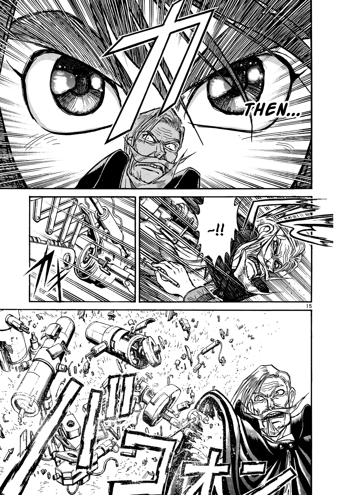 Karakuri Circus Chapter 389 page 15 - Chapter 389: Deus Ex Machina - Act 56 - Countdown: 18 Minutes Left