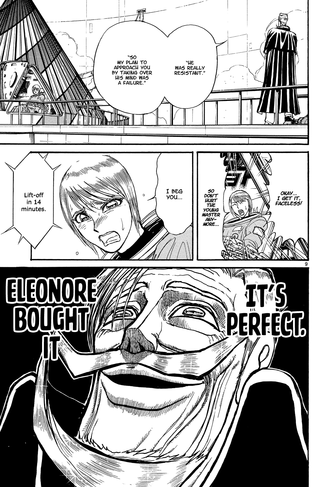 Karakuri Circus Chapter 389 page 9 - Chapter 389: Deus Ex Machina - Act 56 - Countdown: 18 Minutes Left
