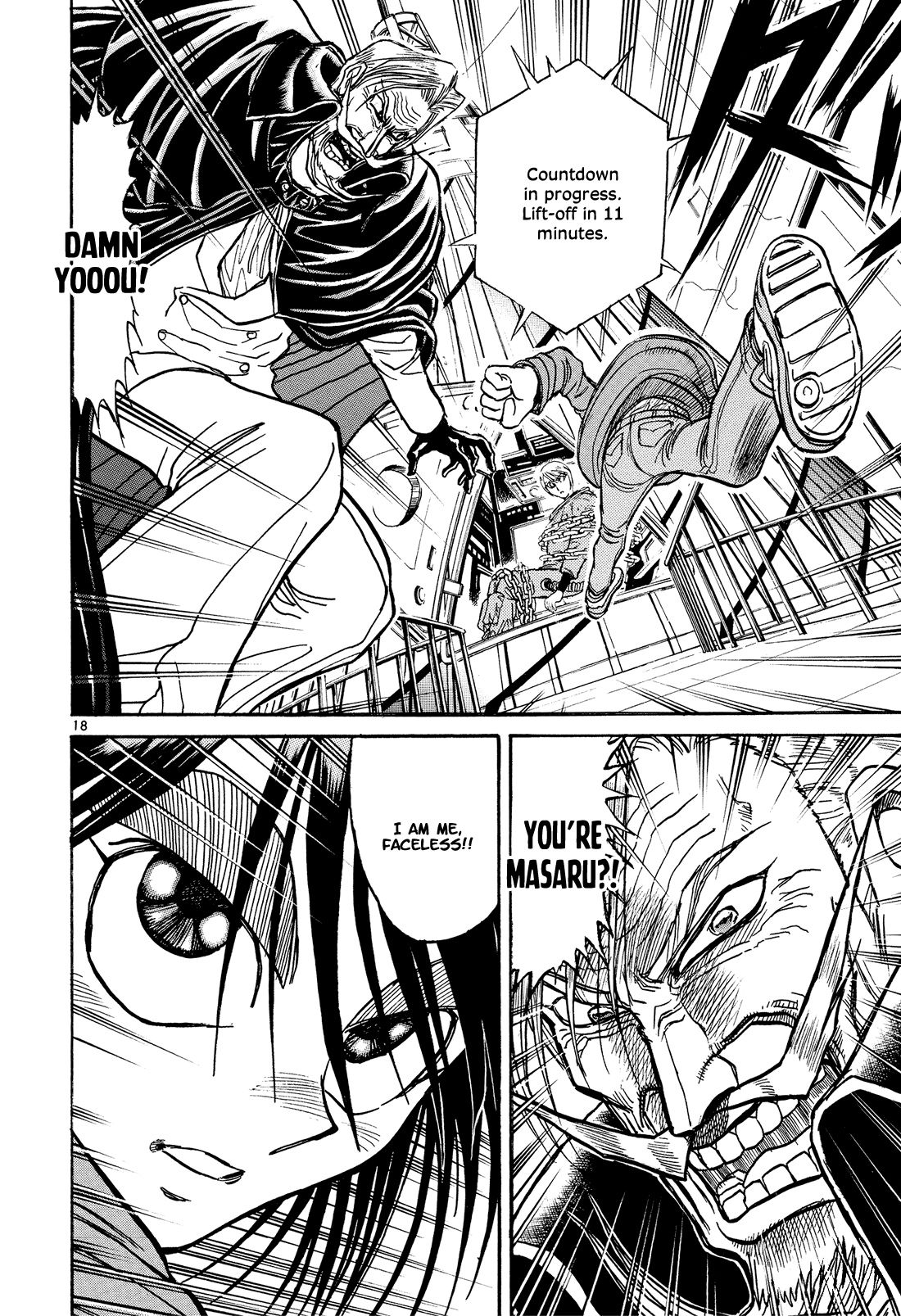 Karakuri Circus Chapter 390 page 16 - Chapter 390: Deus Ex Machina - Act 57 - Countdown: 12 Minutes Left