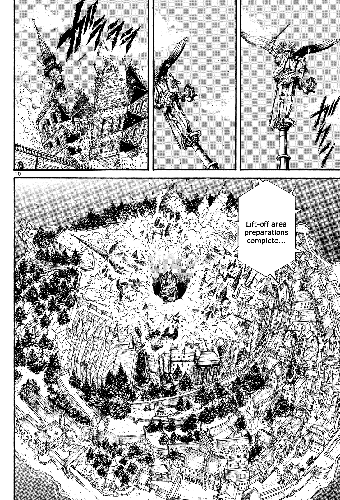 Karakuri Circus Chapter 391 page 10 - Chapter 391: Deus Ex Machina - Act 58 - Countdown: 11 Minutes Left