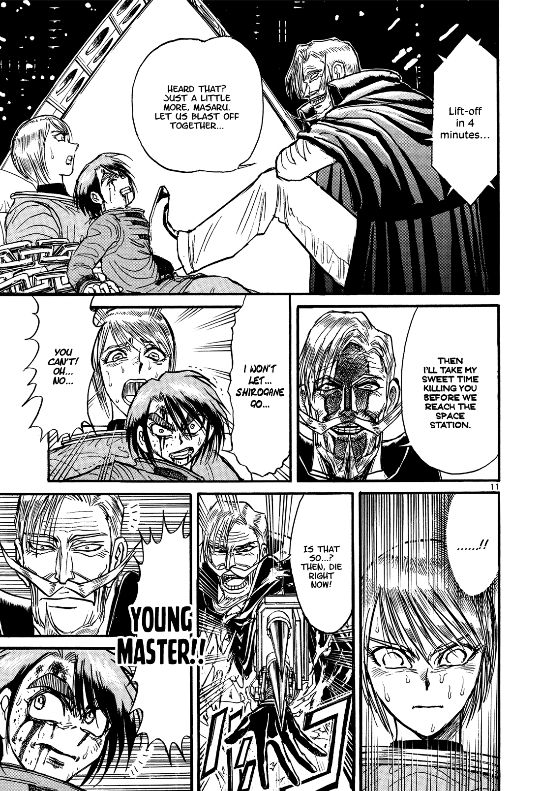Karakuri Circus Chapter 391 page 11 - Chapter 391: Deus Ex Machina - Act 58 - Countdown: 11 Minutes Left