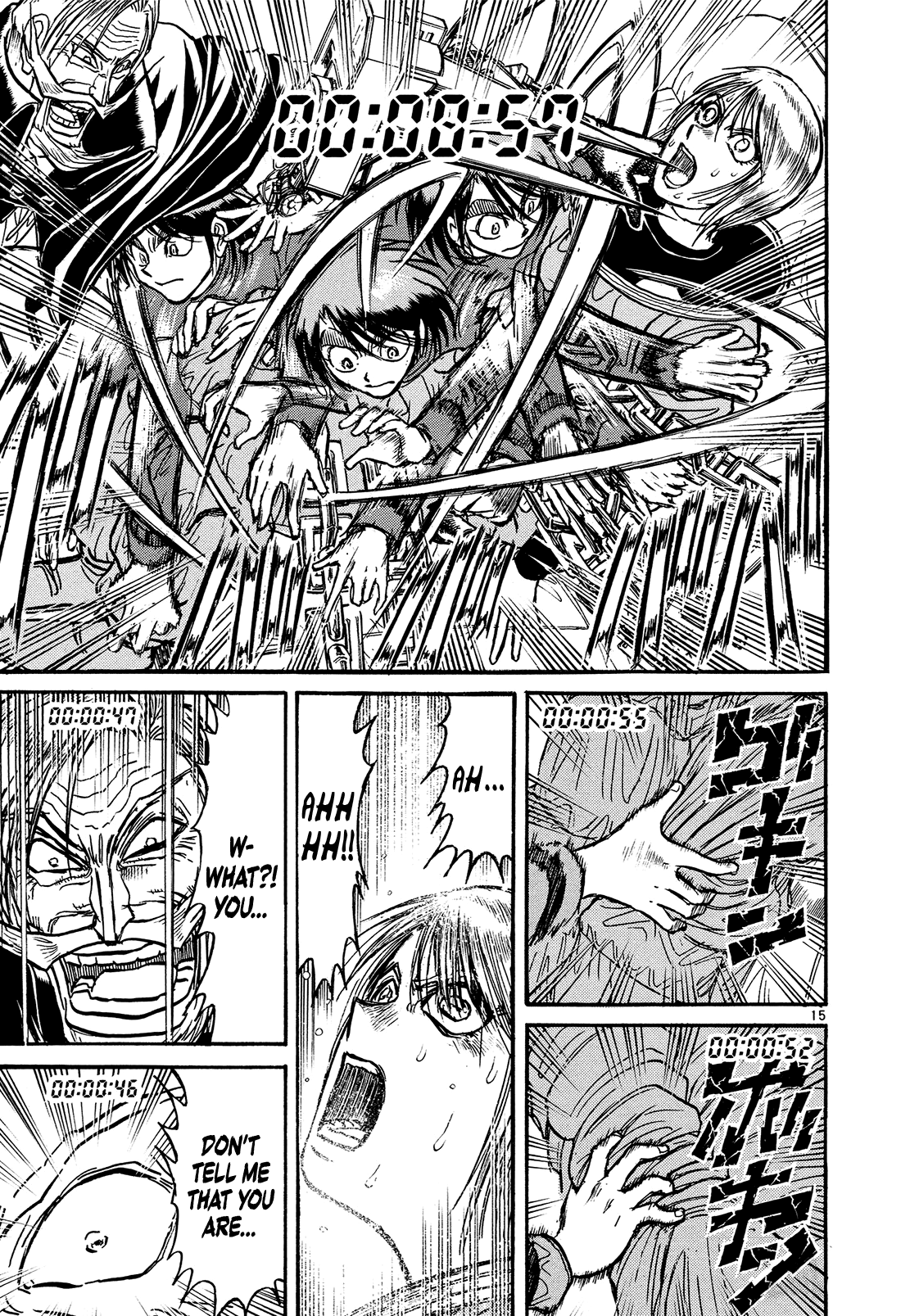 Karakuri Circus Chapter 391 page 15 - Chapter 391: Deus Ex Machina - Act 58 - Countdown: 11 Minutes Left