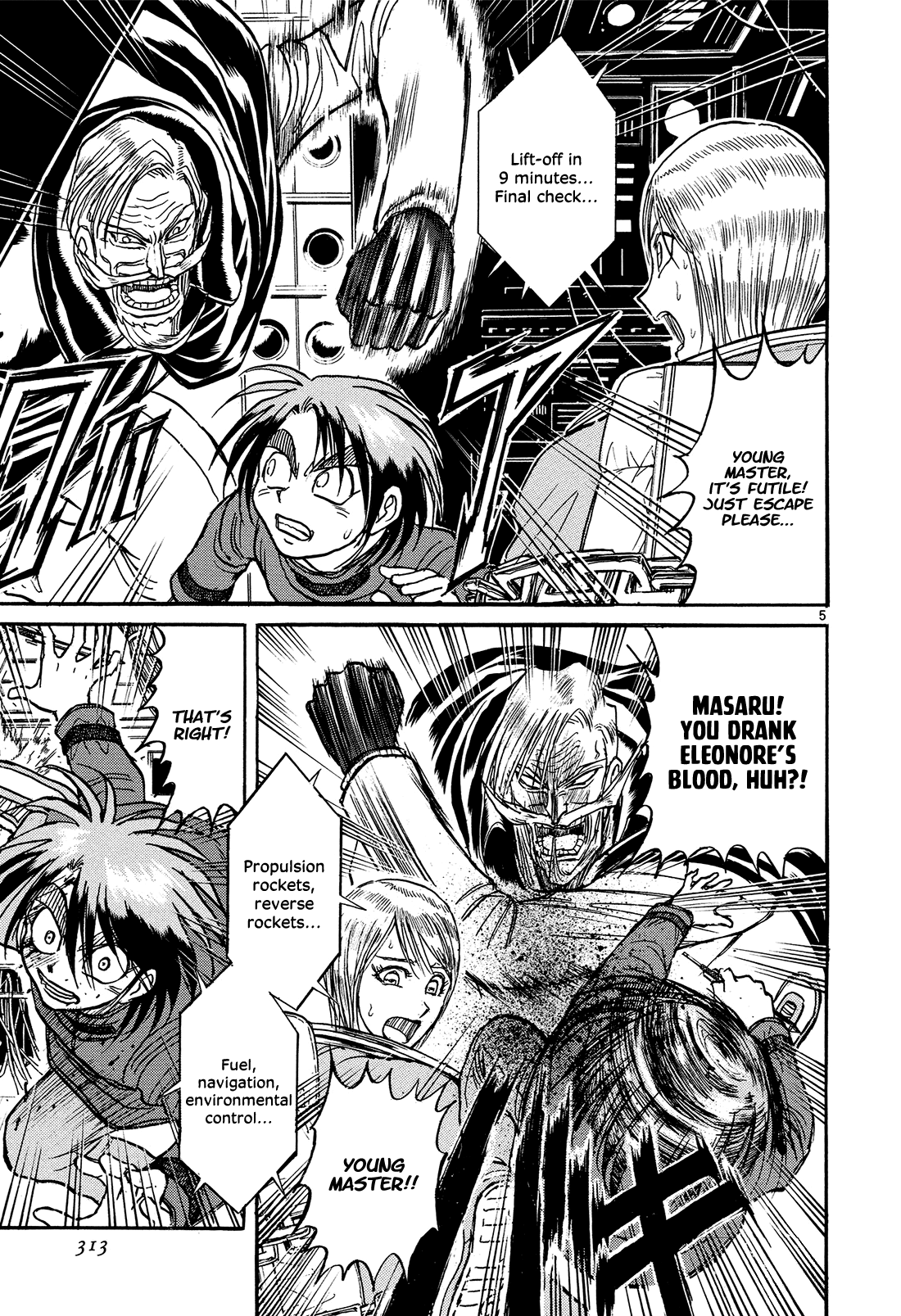 Karakuri Circus Chapter 391 page 5 - Chapter 391: Deus Ex Machina - Act 58 - Countdown: 11 Minutes Left