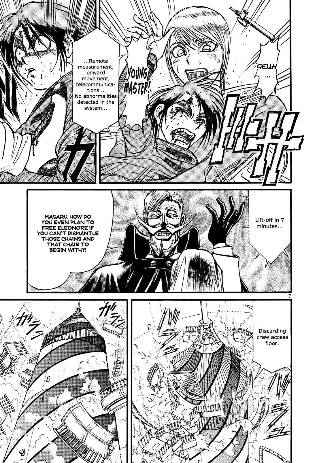 Karakuri Circus Chapter 391 page 7 - Chapter 391: Deus Ex Machina - Act 58 - Countdown: 11 Minutes Left