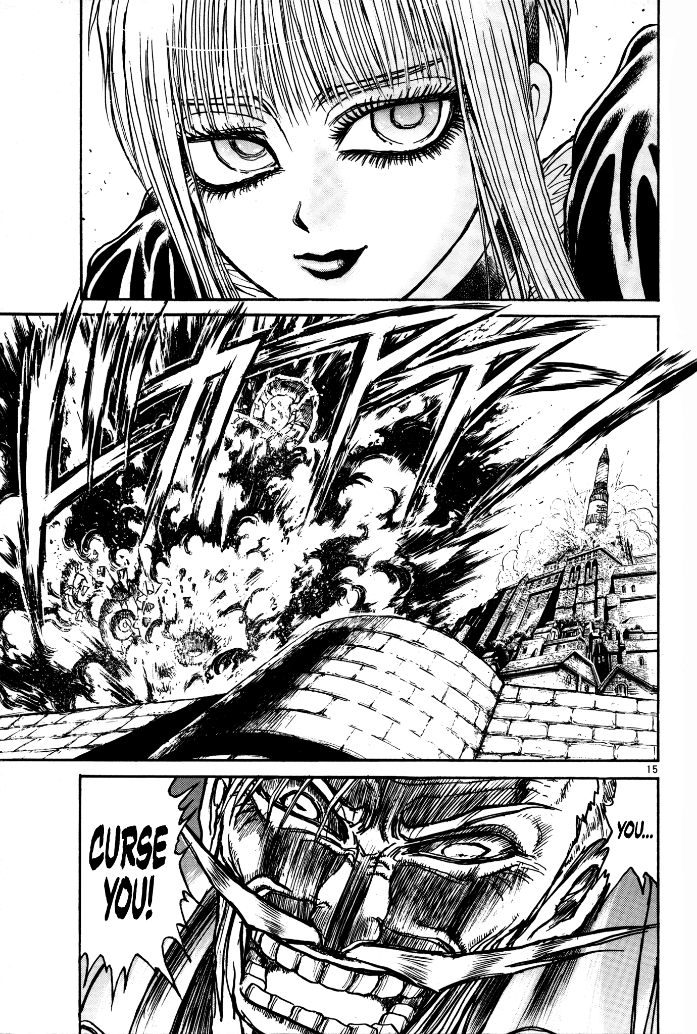 Karakuri Circus Chapter 392 page 15 - Chapter 392: Deus Ex Machina - Act 59 - Columbine vs Diamantina