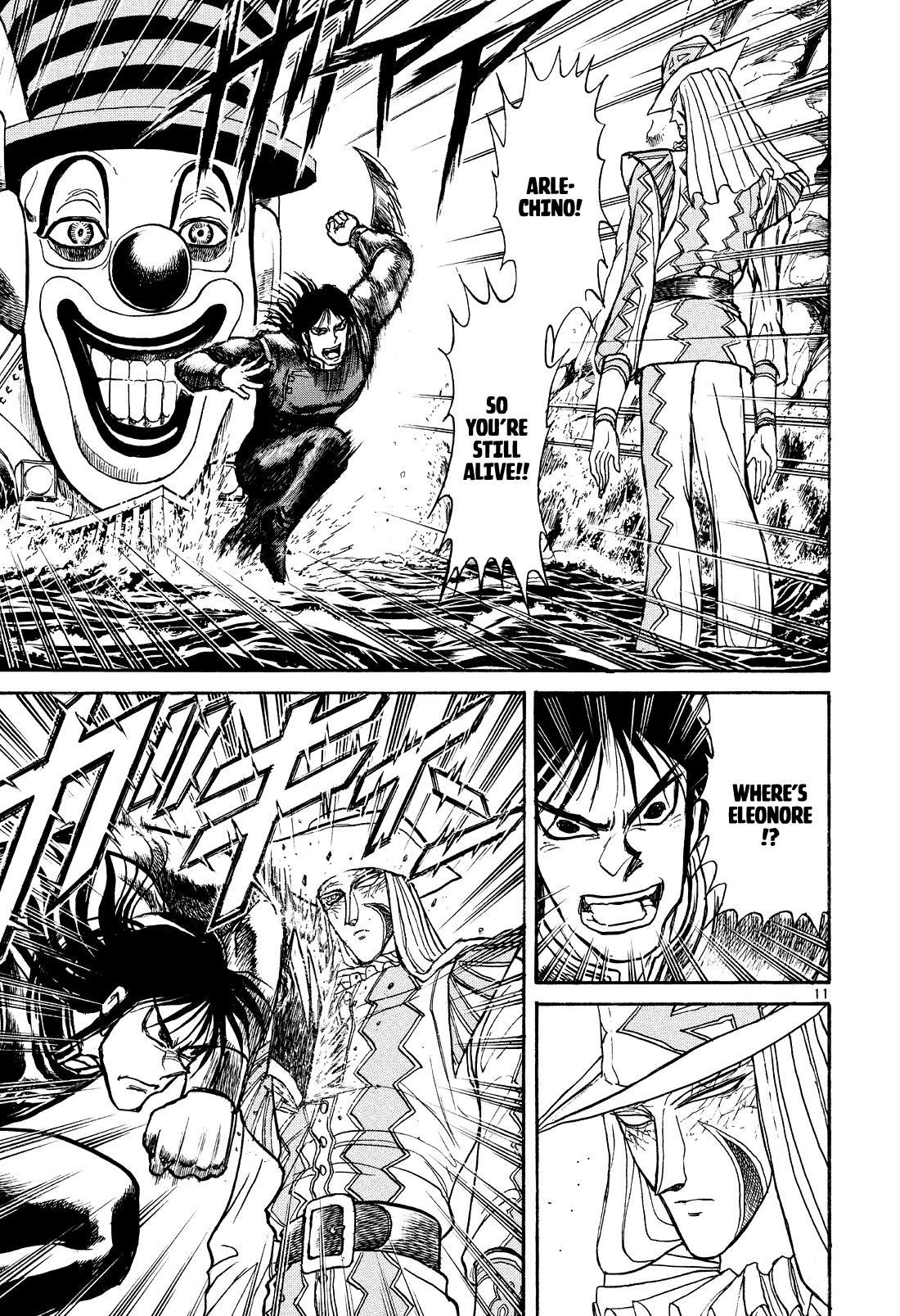 Karakuri Circus Chapter 393 page 11 - Chapter 393: Deus Ex Machina - Act 60 - The Boy Returns Alone