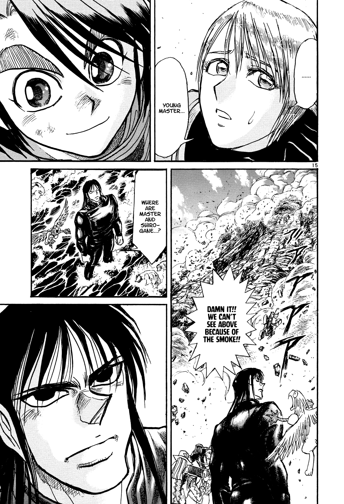 Karakuri Circus Chapter 393 page 15 - Chapter 393: Deus Ex Machina - Act 60 - The Boy Returns Alone