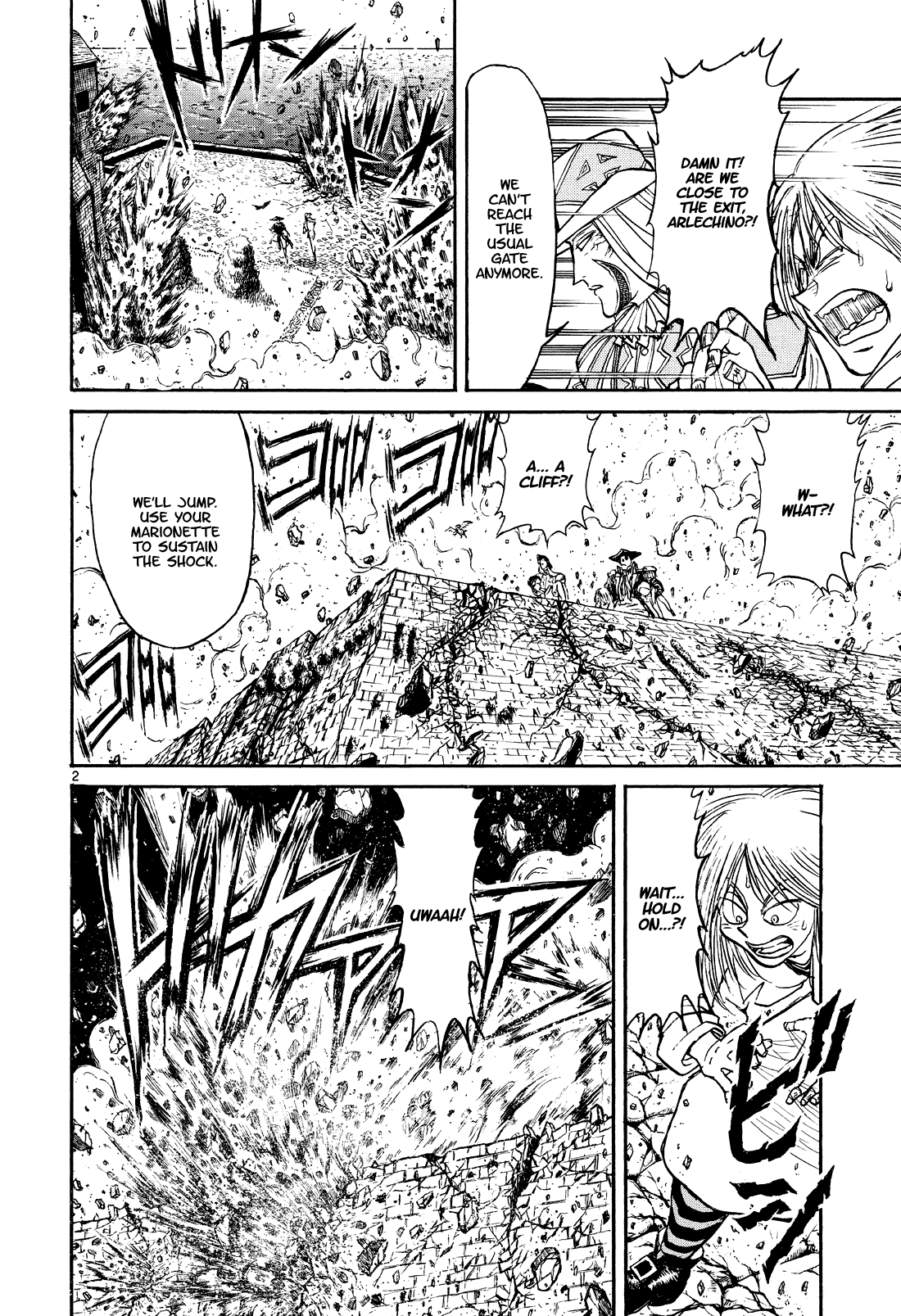 Karakuri Circus Chapter 393 page 2 - Chapter 393: Deus Ex Machina - Act 60 - The Boy Returns Alone