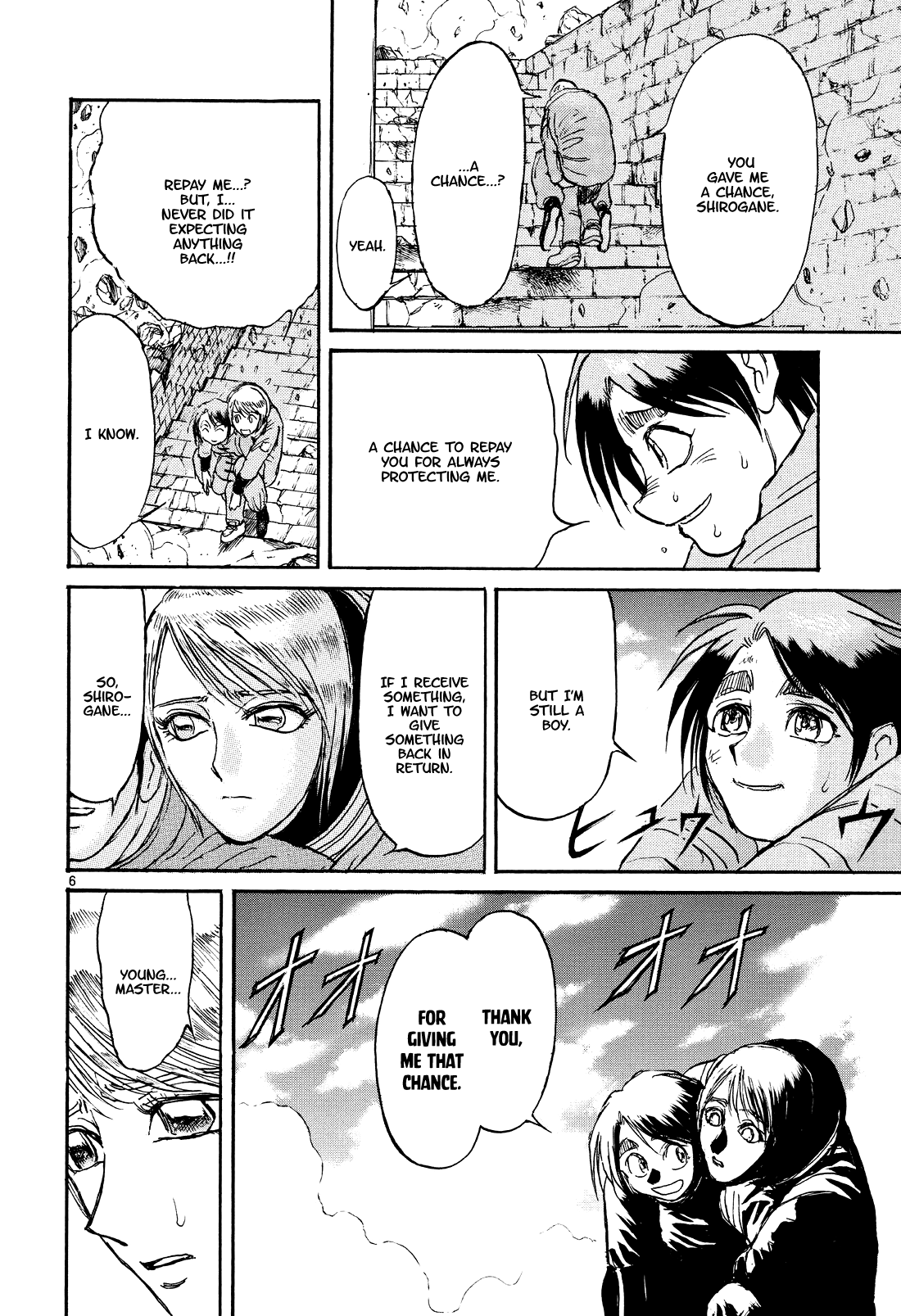 Karakuri Circus Chapter 393 page 6 - Chapter 393: Deus Ex Machina - Act 60 - The Boy Returns Alone