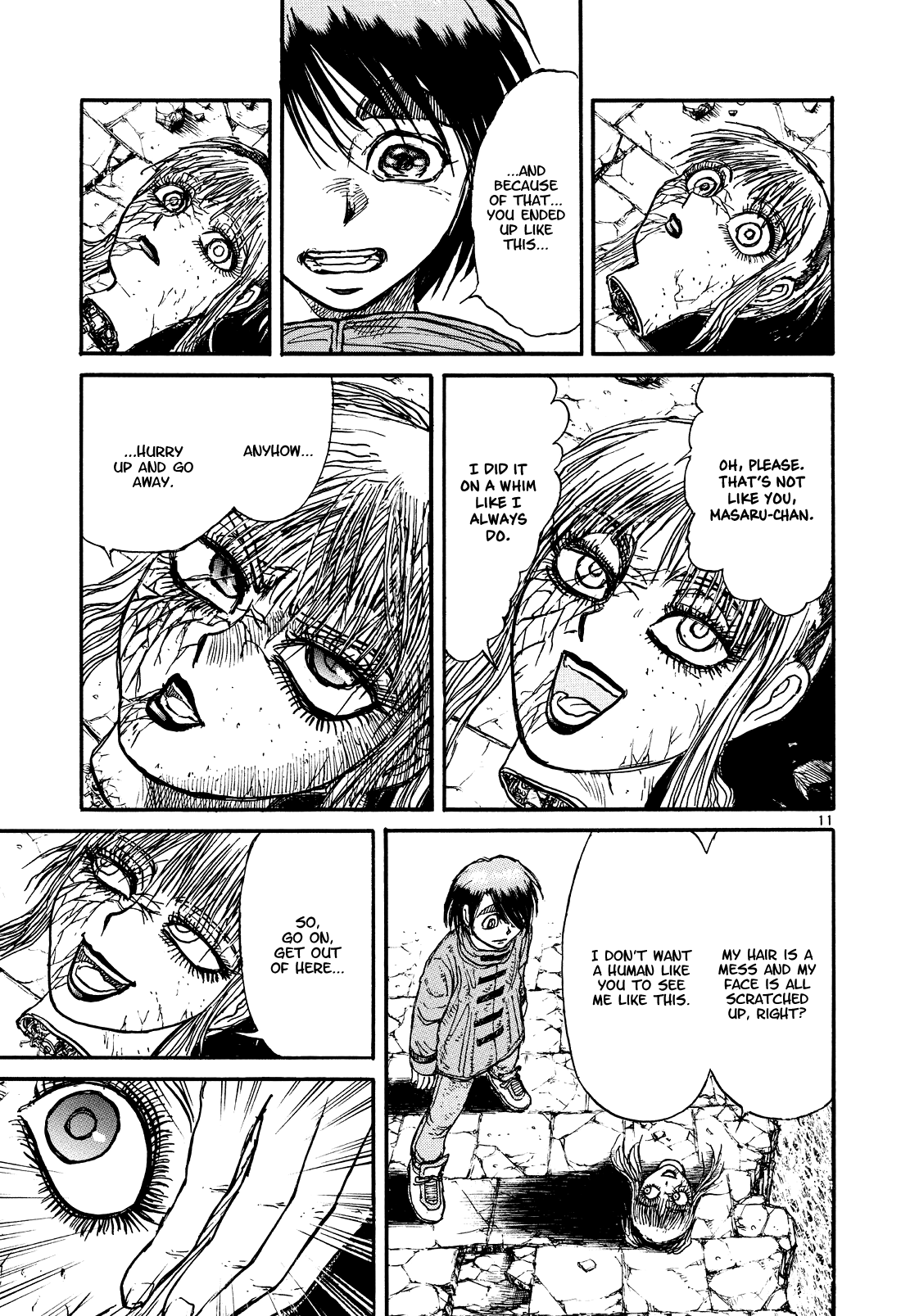 Karakuri Circus Chapter 394 page 11 - Chapter 394: Deus Ex Machina - Act 61 - The Little Piggy Marched On