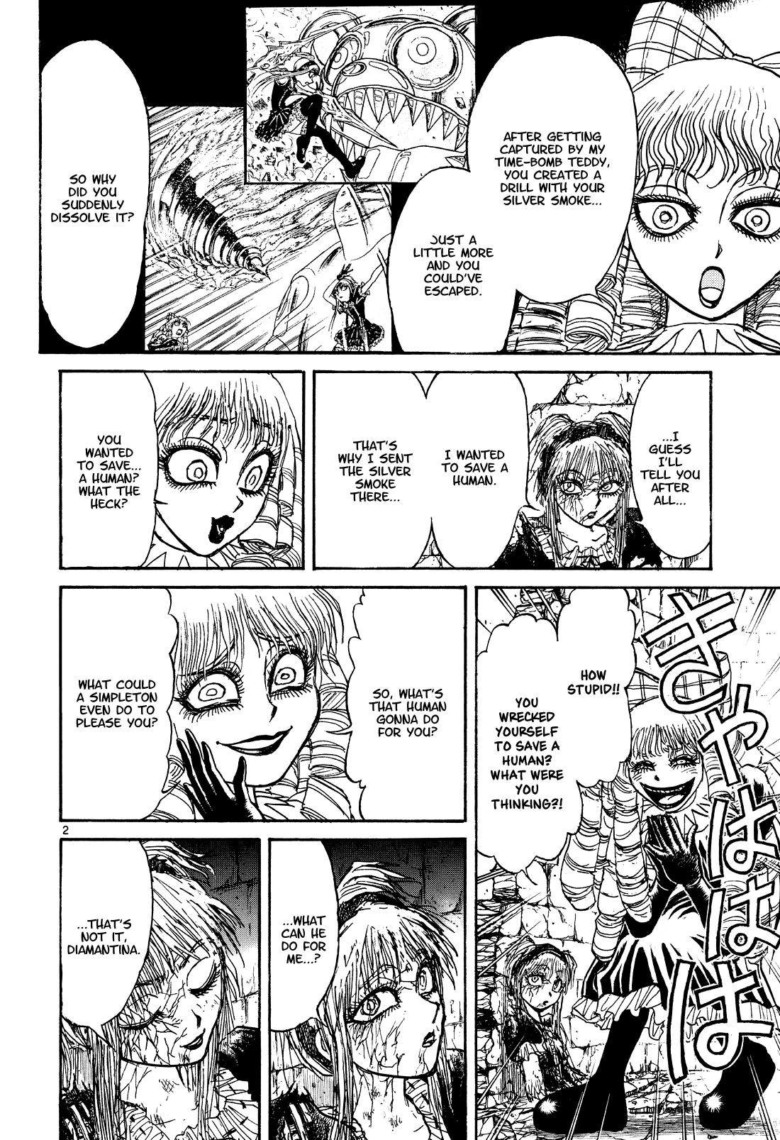 Karakuri Circus Chapter 394 page 2 - Chapter 394: Deus Ex Machina - Act 61 - The Little Piggy Marched On
