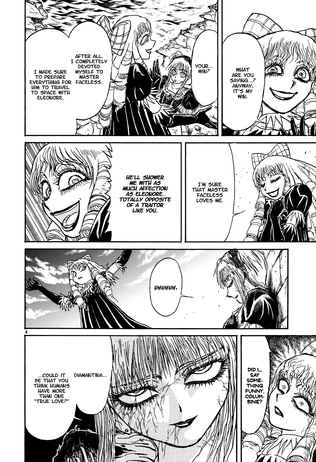 Karakuri Circus Chapter 394 page 4 - Chapter 394: Deus Ex Machina - Act 61 - The Little Piggy Marched On
