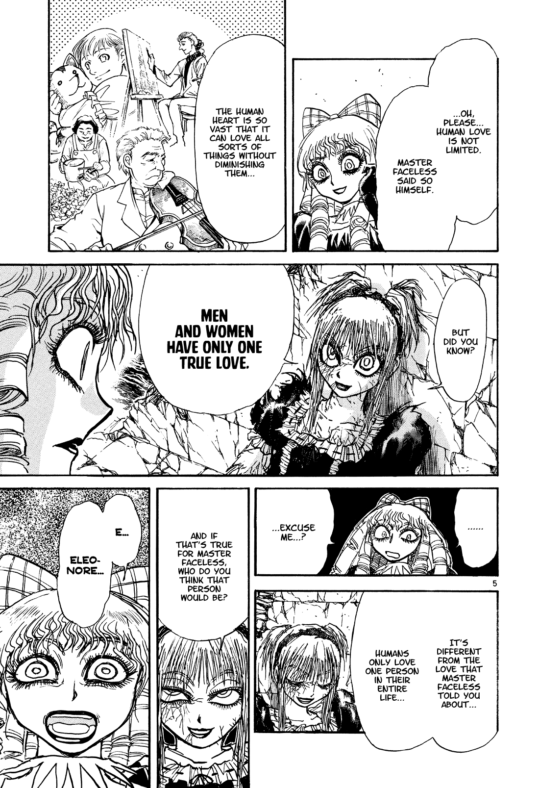 Karakuri Circus Chapter 394 page 5 - Chapter 394: Deus Ex Machina - Act 61 - The Little Piggy Marched On