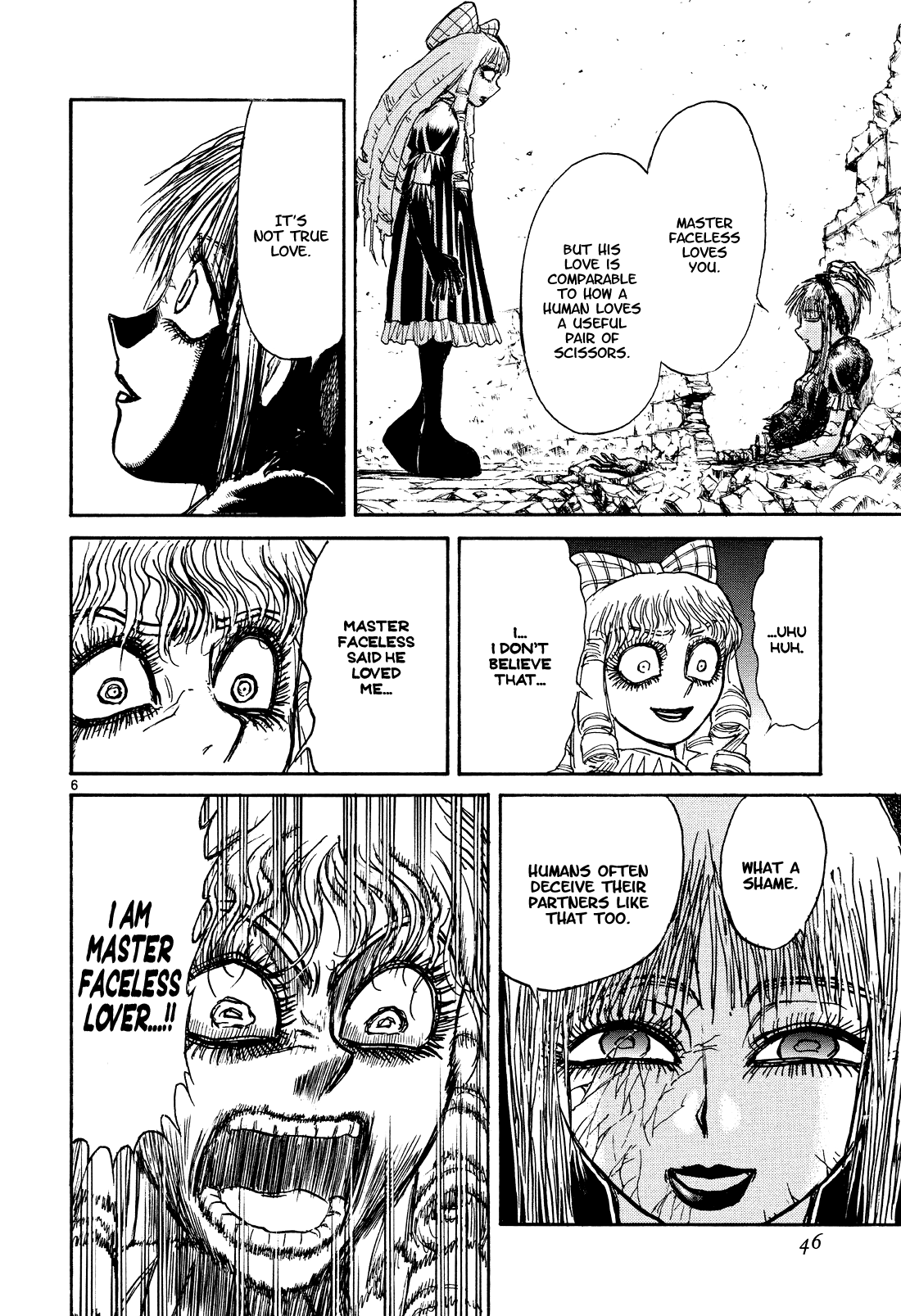 Karakuri Circus Chapter 394 page 6 - Chapter 394: Deus Ex Machina - Act 61 - The Little Piggy Marched On