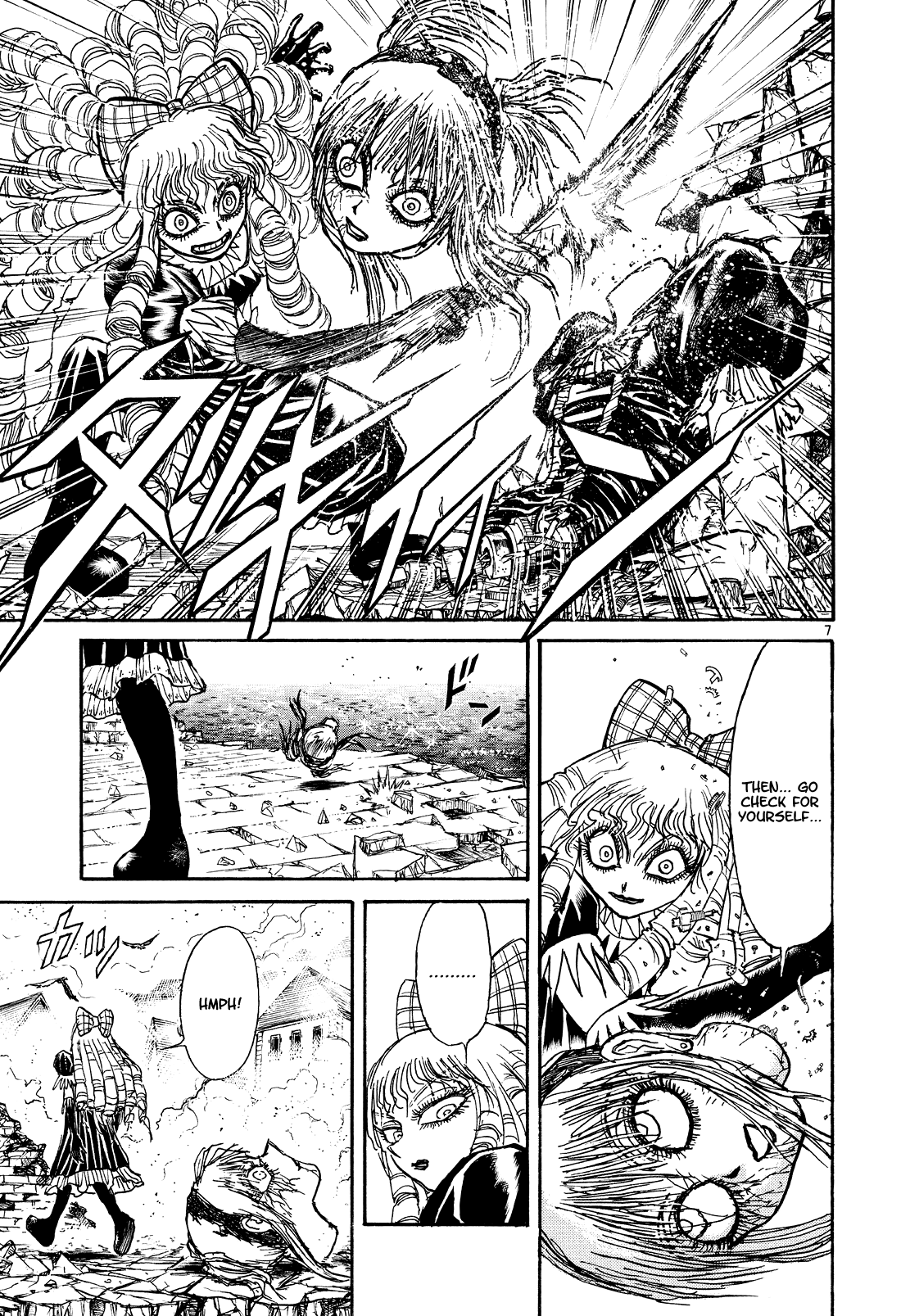 Karakuri Circus Chapter 394 page 7 - Chapter 394: Deus Ex Machina - Act 61 - The Little Piggy Marched On