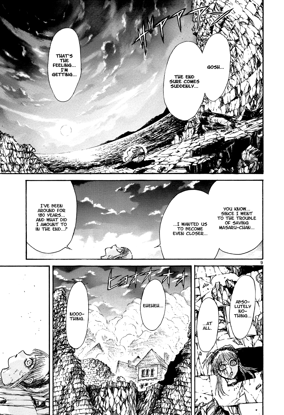 Karakuri Circus Chapter 394 page 9 - Chapter 394: Deus Ex Machina - Act 61 - The Little Piggy Marched On