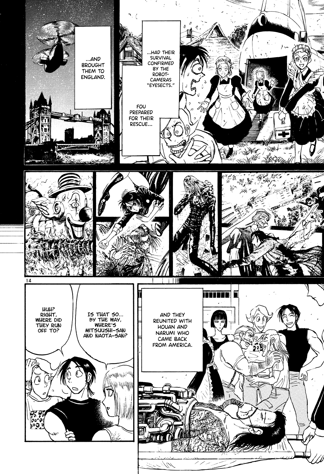 Karakuri Circus Chapter 395 page 14 - Chapter 395: Deus Ex Machina - Act 62 - In The Grand Duchy of Lohenstein