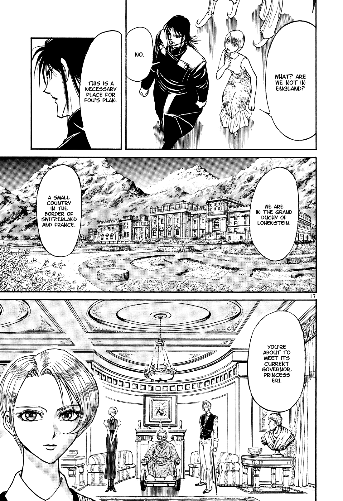 Karakuri Circus Chapter 395 page 17 - Chapter 395: Deus Ex Machina - Act 62 - In The Grand Duchy of Lohenstein