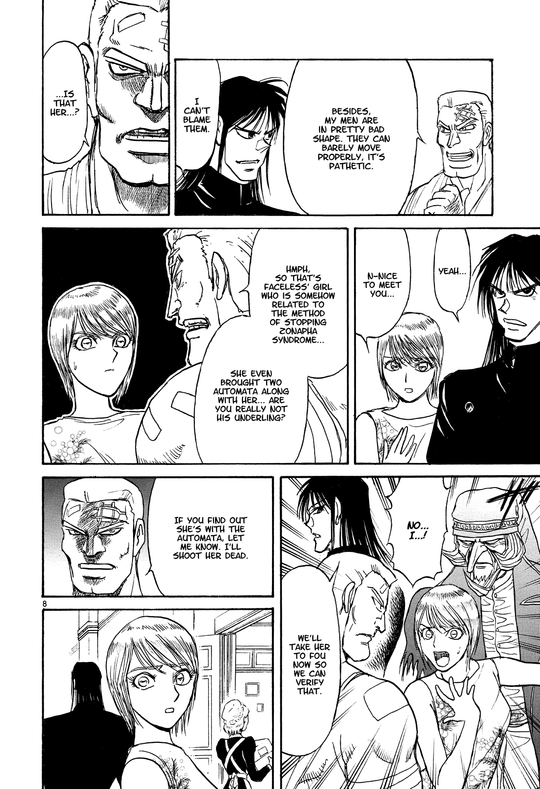 Karakuri Circus Chapter 395 page 8 - Chapter 395: Deus Ex Machina - Act 62 - In The Grand Duchy of Lohenstein