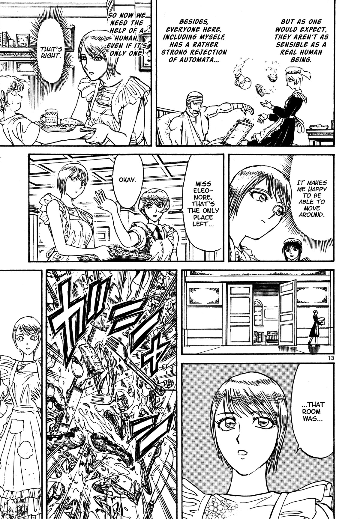 Karakuri Circus Chapter 396 page 15 - Chapter 396: Deus Ex Machina - Act 63 - Faceless' Broadcast