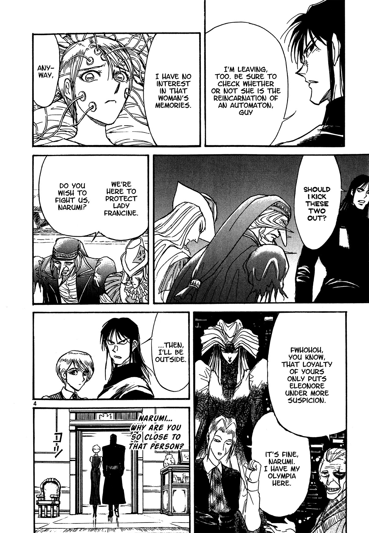 Karakuri Circus Chapter 396 page 6 - Chapter 396: Deus Ex Machina - Act 63 - Faceless' Broadcast