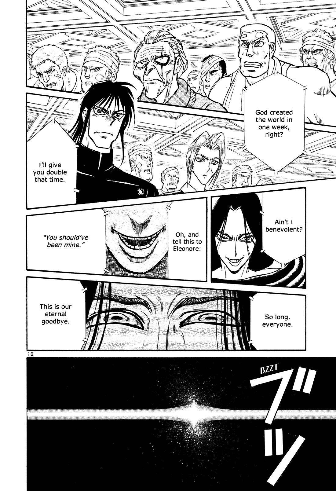 Karakuri Circus Chapter 397 page 10 - Chapter 397: Deus Ex Machina - Act 64 - Ultimatum