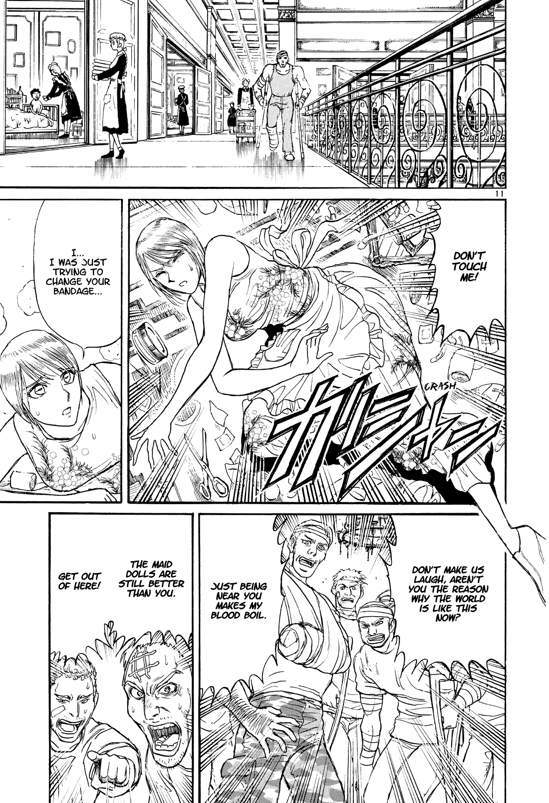 Karakuri Circus Chapter 397 page 11 - Chapter 397: Deus Ex Machina - Act 64 - Ultimatum