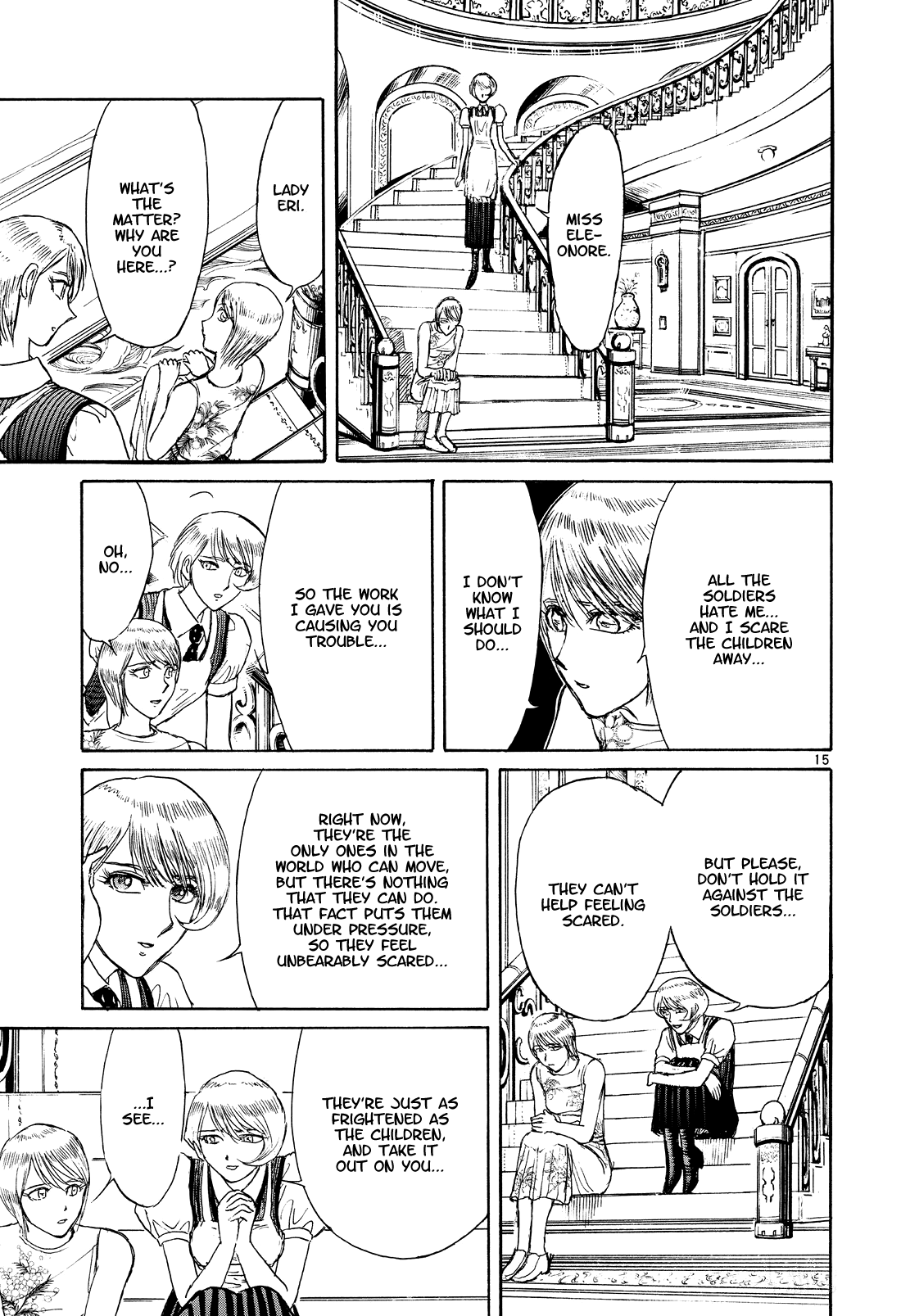 Karakuri Circus Chapter 397 page 15 - Chapter 397: Deus Ex Machina - Act 64 - Ultimatum