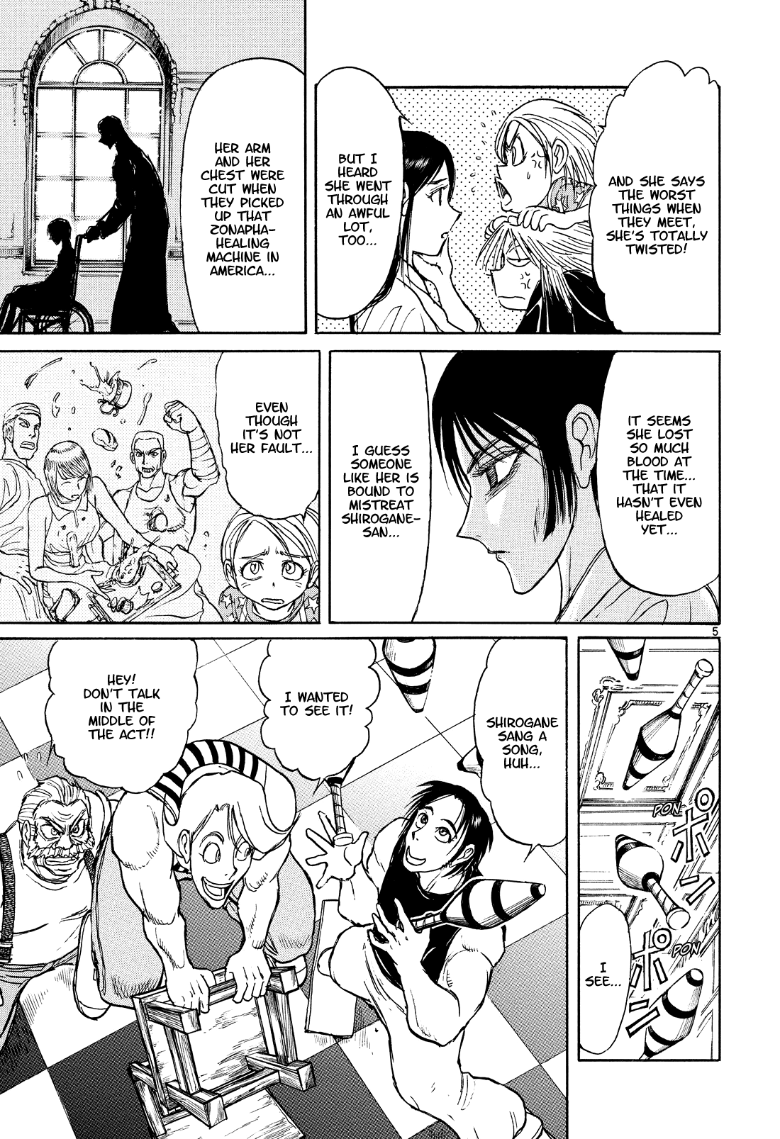 Karakuri Circus Chapter 398 page 5 - Chapter 398: Deus Ex Machina - Act 65 - Fou's Plan