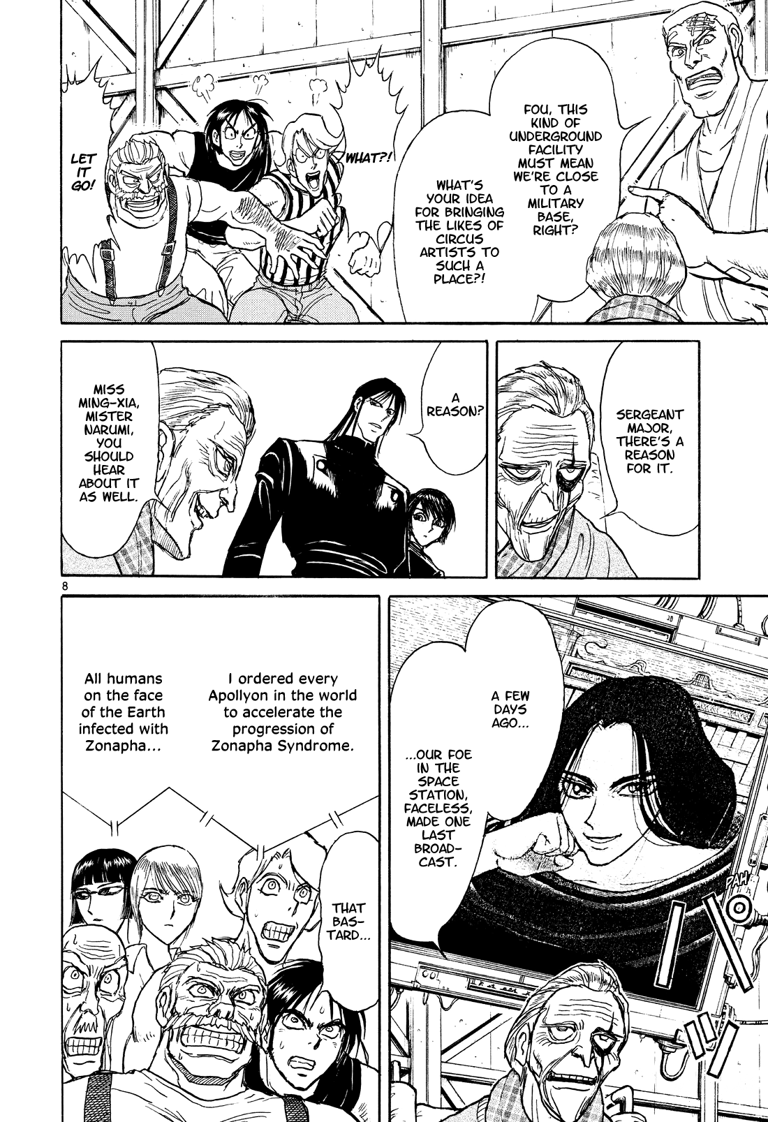 Karakuri Circus Chapter 398 page 8 - Chapter 398: Deus Ex Machina - Act 65 - Fou's Plan
