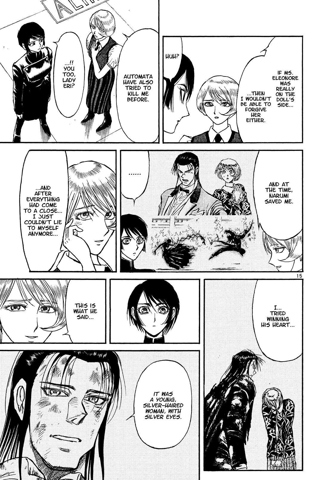 Karakuri Circus Chapter 399 page 15 - Chapter 399: Deus Ex Machina - Act 66 - Each Heart