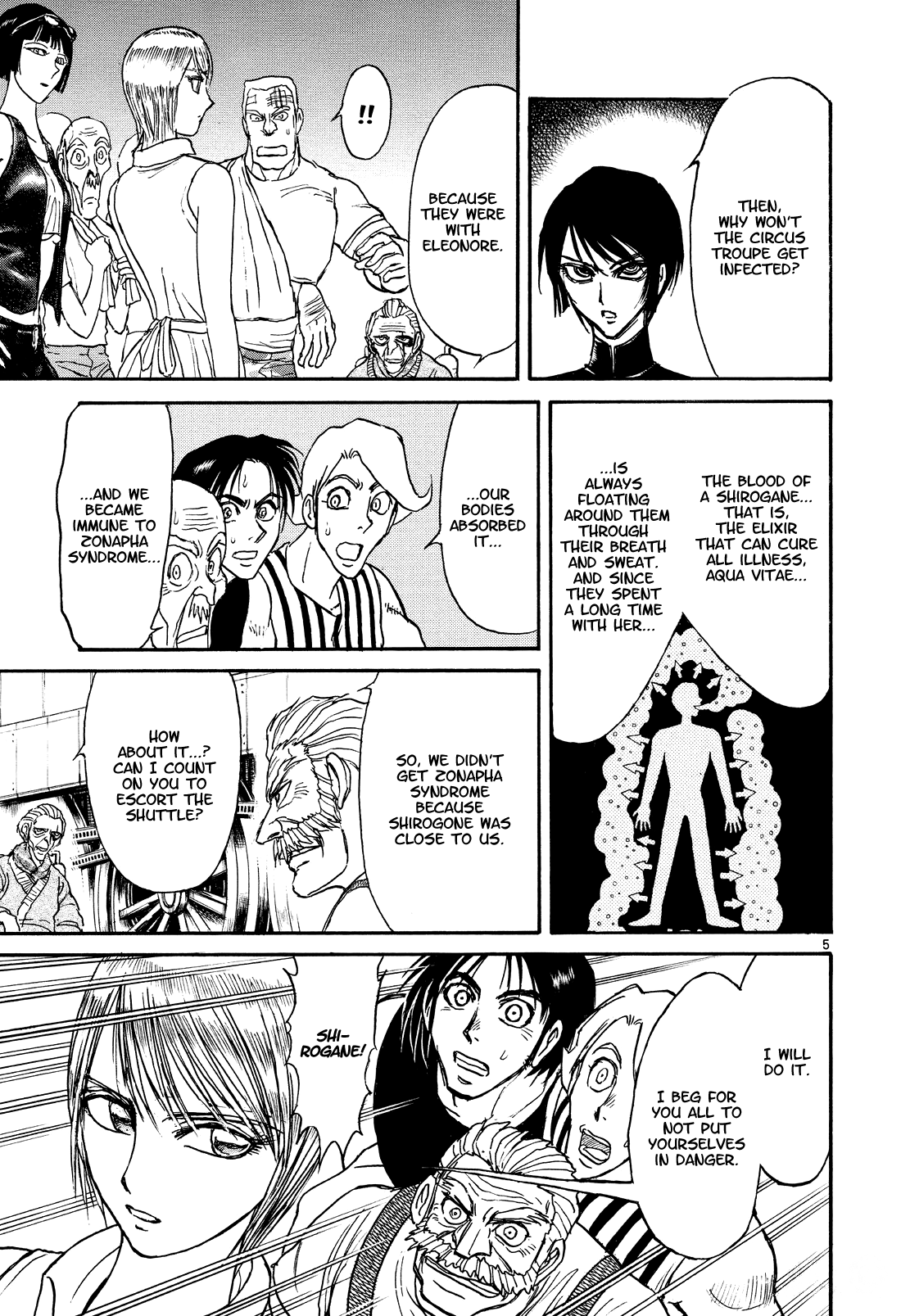 Karakuri Circus Chapter 399 page 5 - Chapter 399: Deus Ex Machina - Act 66 - Each Heart