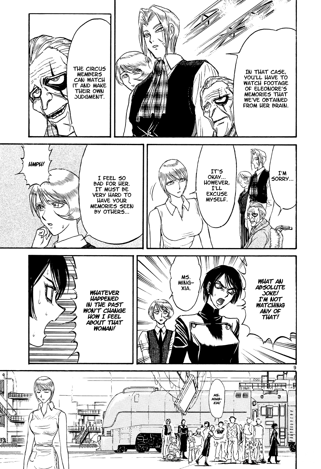 Karakuri Circus Chapter 399 page 9 - Chapter 399: Deus Ex Machina - Act 66 - Each Heart