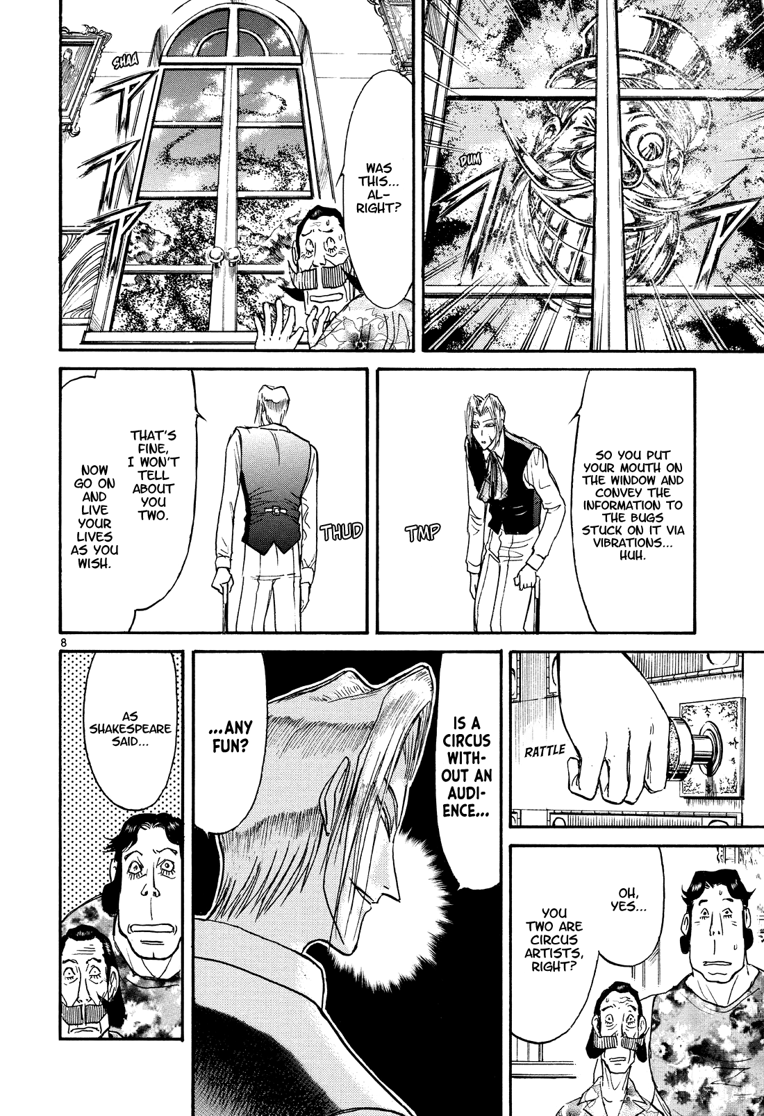 Karakuri Circus Chapter 400 page 8 - Chapter 400: Deus Ex Machina - Act 67 - What Shirogane Did