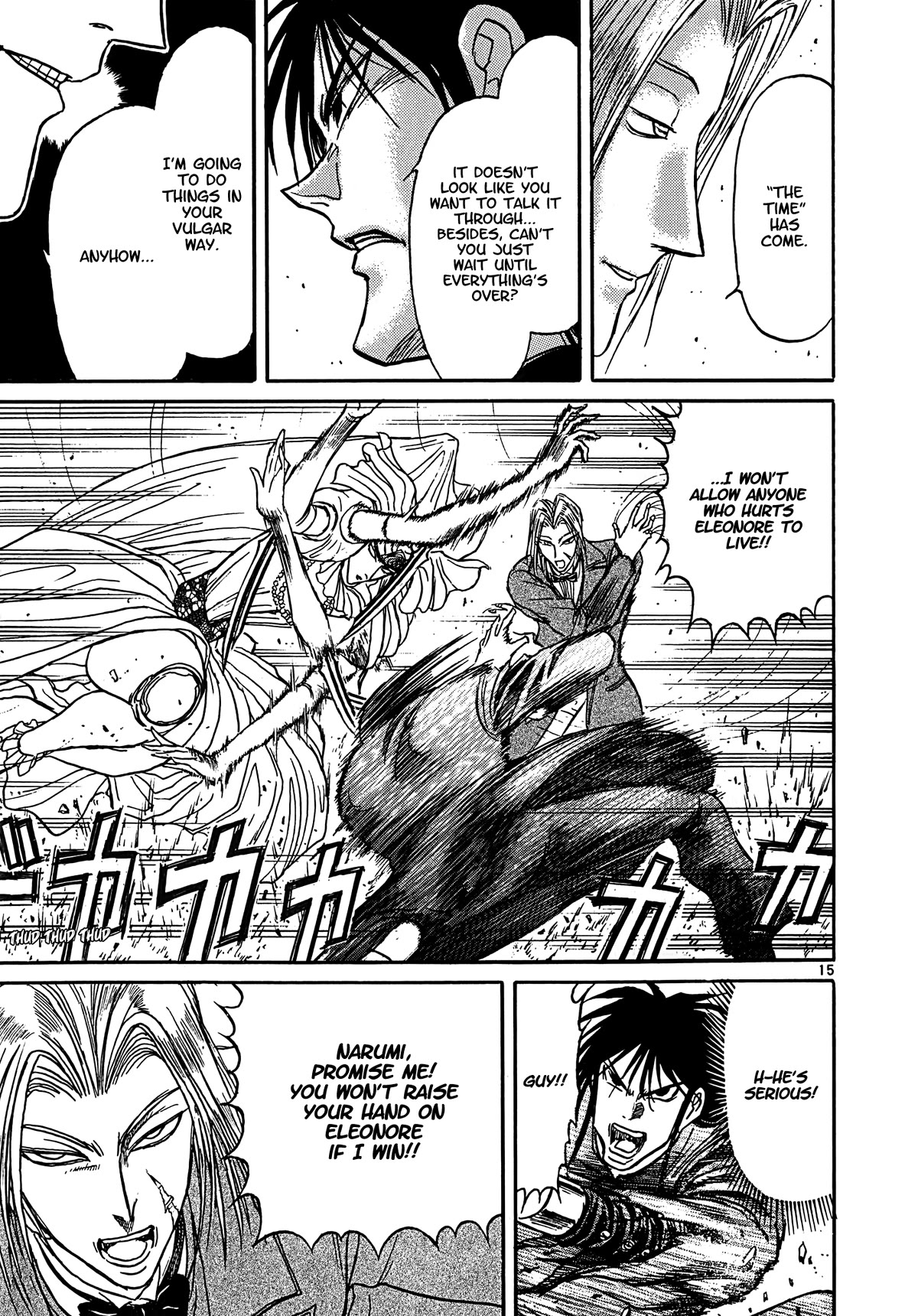 Karakuri Circus Chapter 401 page 15 - Chapter 401: Deus Ex Machina - Act 68 - The Day Before Departure