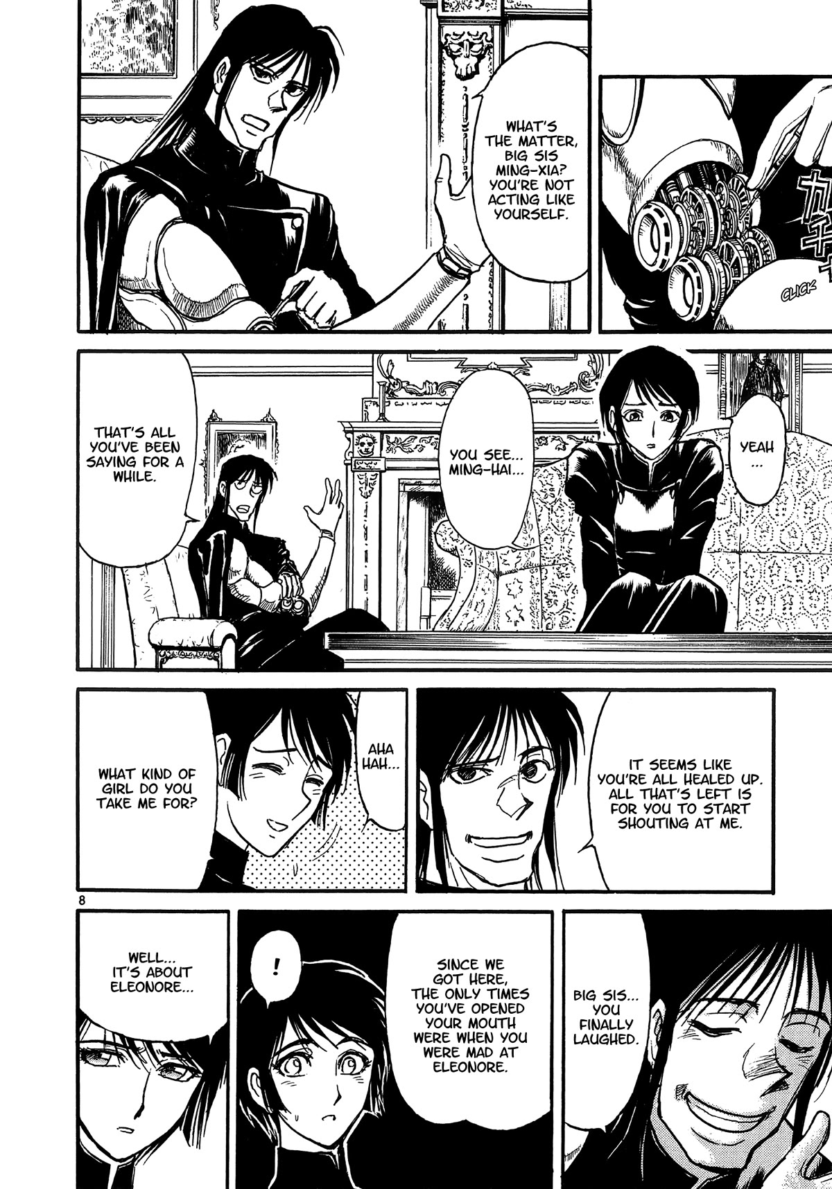 Karakuri Circus Chapter 401 page 8 - Chapter 401: Deus Ex Machina - Act 68 - The Day Before Departure
