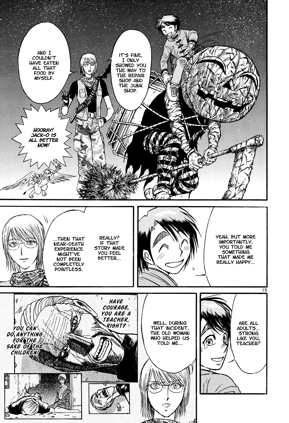 Karakuri Circus Chapter 402 page 15 - Chapter 402: Deus Ex Machina - Act 69 - The Night Before Departure