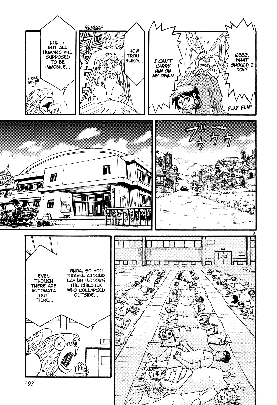 Karakuri Circus Chapter 402 page 9 - Chapter 402: Deus Ex Machina - Act 69 - The Night Before Departure
