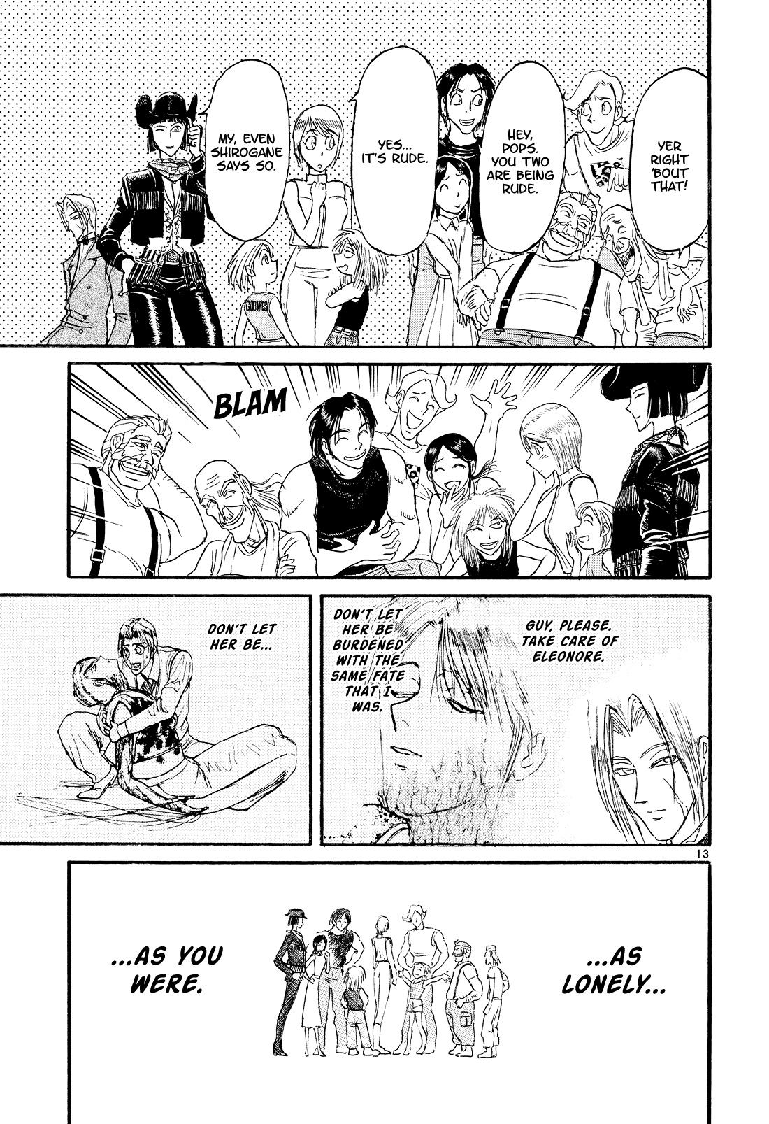 Karakuri Circus Chapter 403 page 12 - Chapter 403: Deus Ex Machina - Act 70 - Departure