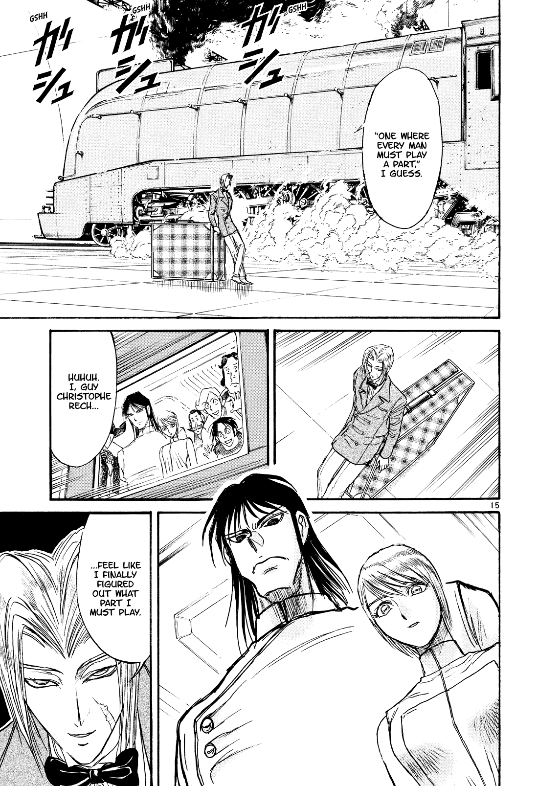 Karakuri Circus Chapter 403 page 14 - Chapter 403: Deus Ex Machina - Act 70 - Departure