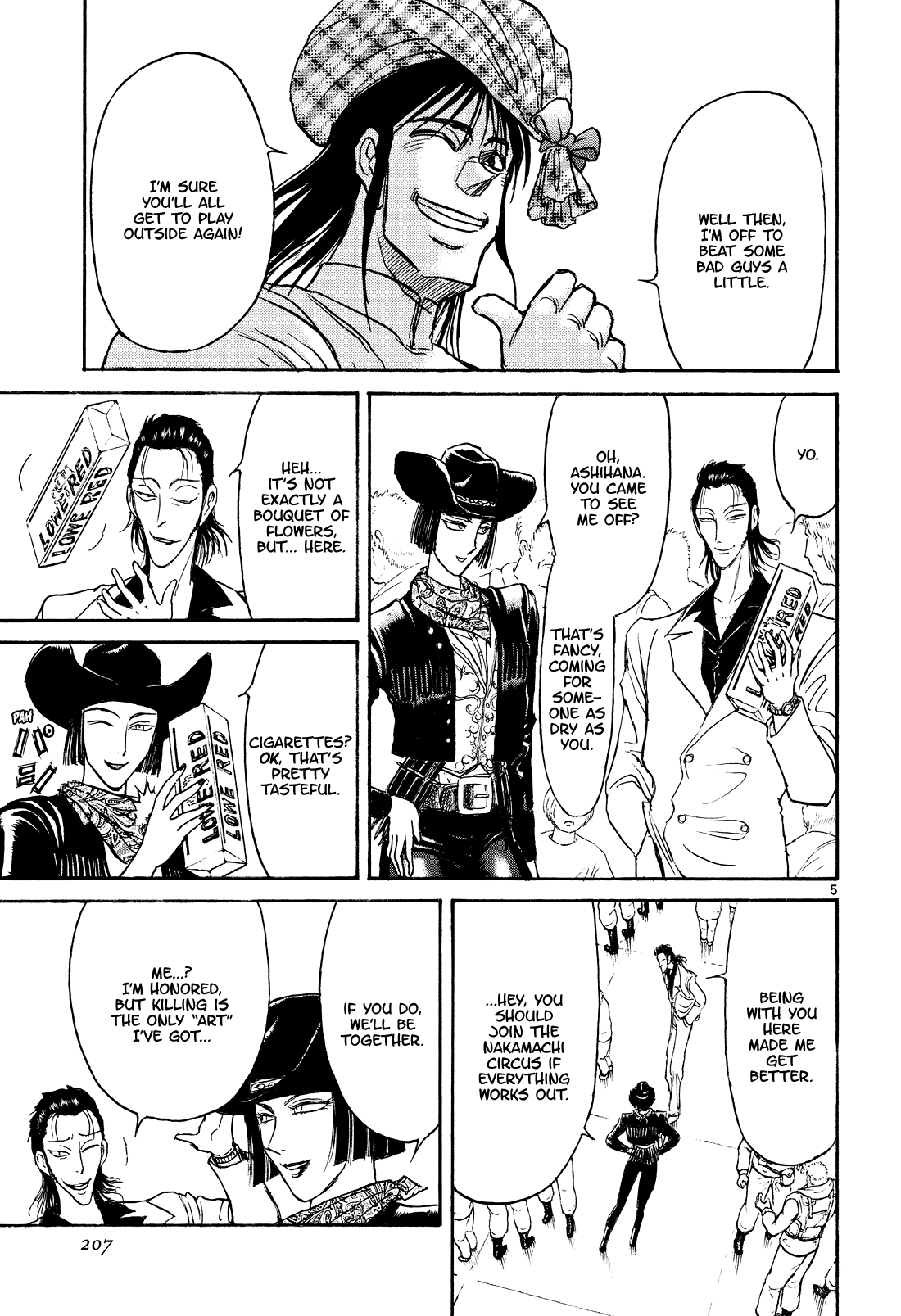 Karakuri Circus Chapter 403 page 4 - Chapter 403: Deus Ex Machina - Act 70 - Departure