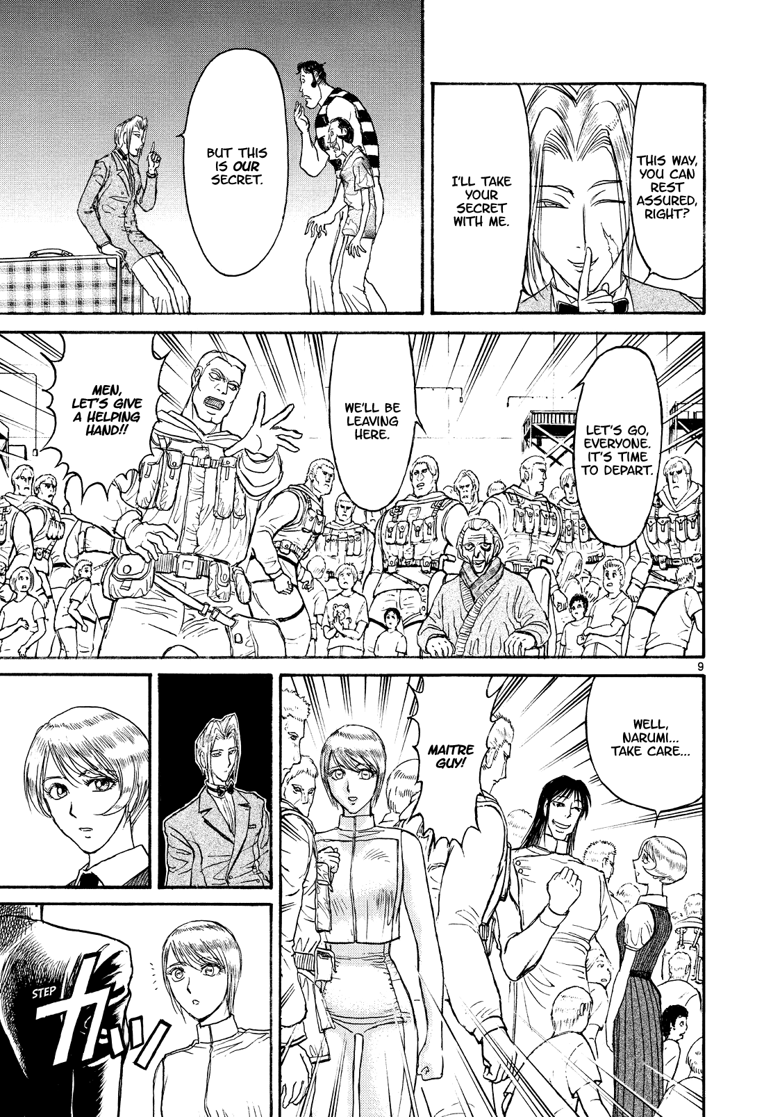 Karakuri Circus Chapter 403 page 8 - Chapter 403: Deus Ex Machina - Act 70 - Departure